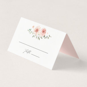 Botanical Floral Garden Wedding Place Card