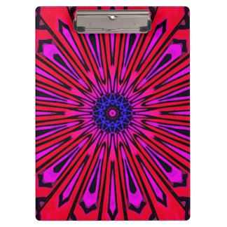 Botanical Floral Mandala  Clipboard