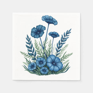 Botanical Floral Paper Napkins for Everyday Events