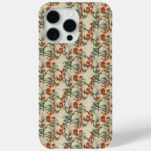 Botanical Floral Pattern  Case-Mate iPhone Case (Back)