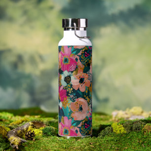 Botanical Floral Water Bottle
