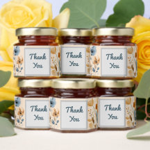  Botanical Floral Wildflower Thank You 