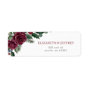 Botanical Floral Winter Christmas Wedding