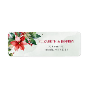 Botanical Floral Winter Christmas Wedding