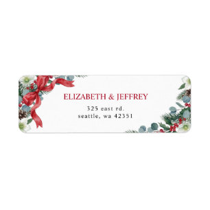 Botanical Floral Winter Christmas Wedding