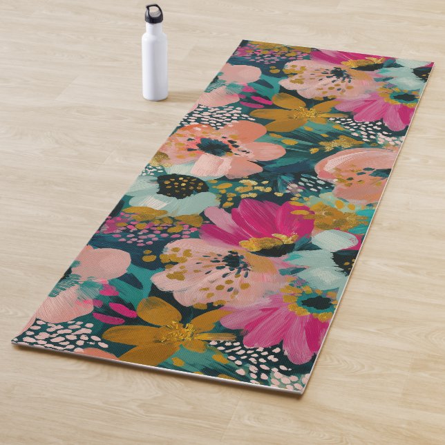 Botanical Floral  Yoga Mat (In Situ)