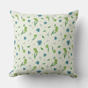 Botanical Flower Floral Pattern 20" x 20" Cushion