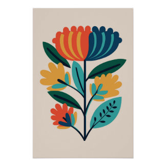 Botanical Flower Nr. 14 Poster
