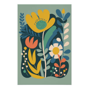 Botanical Flower Nr. 17 Poster