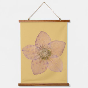 Botanical Flower Wall Tapestry -Minimalist Pastel