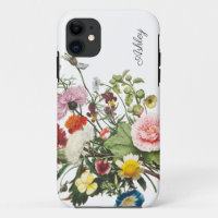 Botanical Flower Watercolor CUSTOM NAME