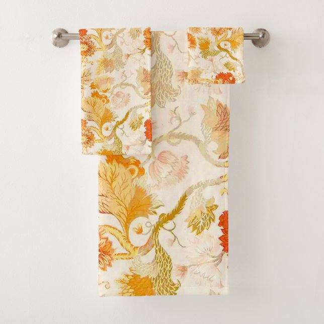 Botanical Flowers Bath Towel Set (Insitu)