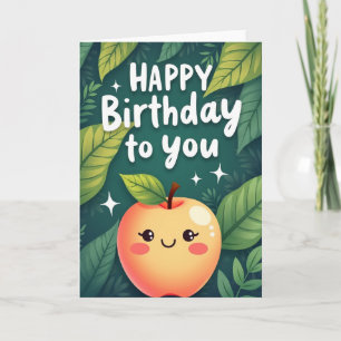 Botanical Fruit Birthday Card