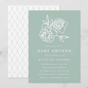 Botanical Garden Baby Shower Invitation