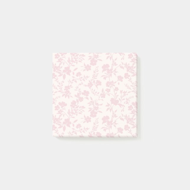Botanical Garden Blush Pink - Neutral Post-it Notes (Front)