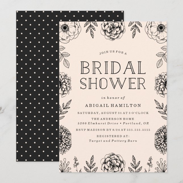 Botanical Garden | Bridal Shower Invitation (Front/Back)