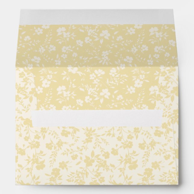 Botanical Garden Buttercream - Neutral Envelope (Back (Bottom))