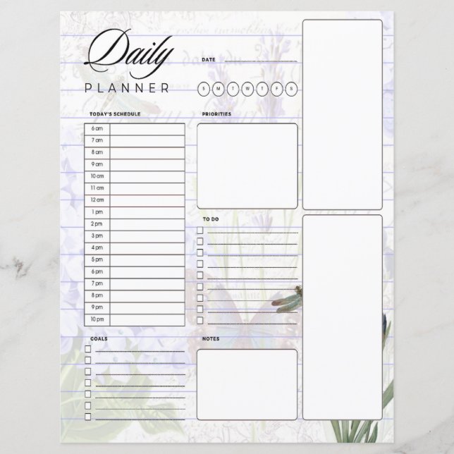 Botanical garden daily planner (Front)