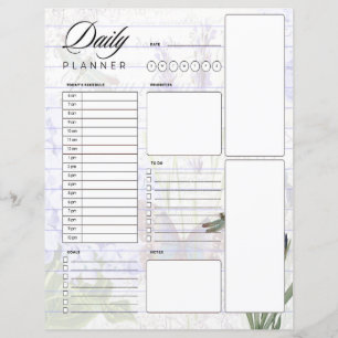 Botanical garden daily planner