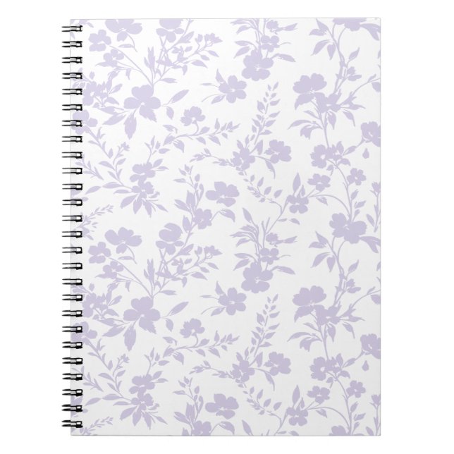 Botanical Garden Dusty Lavender - Neutral Notebook (Front)
