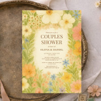 Botanical Garden Floral Couples Shower