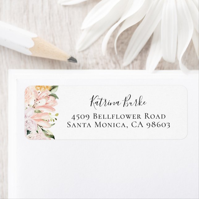 Botanical Garden Floral Return Address (Insitu)