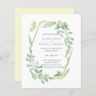 Botanical Garden Leaves Greenery Wedding