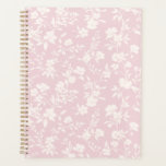 Botanical Garden Neutral - Blush Pink Planner<br><div class="desc">A graceful botanical garden pattern featuring delicate blossoms and leafy stems arranged in a flowing,  natural composition. 
Perfect for occasions that celebrate nature and elegance,  such as spring gatherings,  garden parties,  bridal showers,  weddings,  birthdays,  and thoughtful seasonal correspondence.</div>