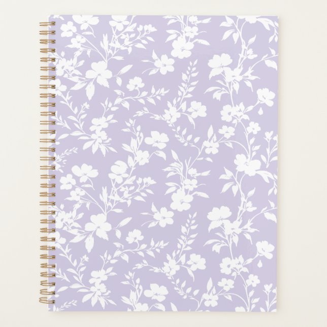 Botanical Garden Neutral - Dusty Lavender Planner (Front)