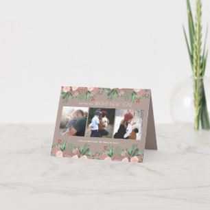 Botanical Garden New year Holiday Photo Card