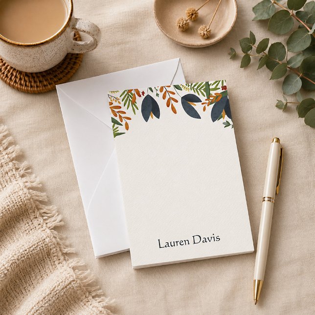 Botanical Garden Stationery (Personalized Botanical Stationery)