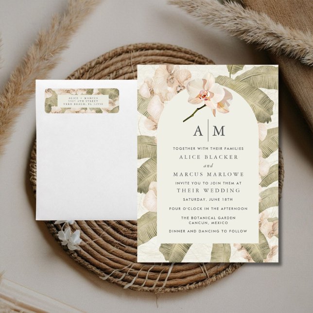 Botanical Garden Wedding Return Address (Creator Uploaded)
