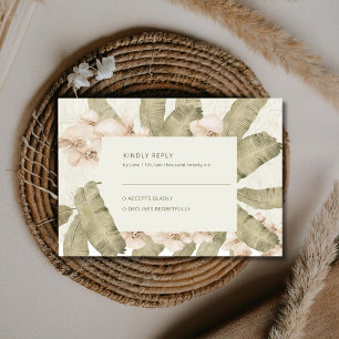 Botanical Garden Wedding  RSVP Card