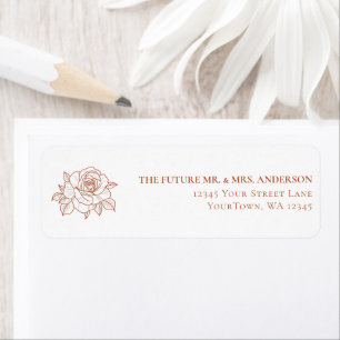 Botanical Garden Wedding Terracotta Floral Return