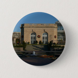 Botanical Gardens at Christmas in Washington DC 6 Cm Round Badge