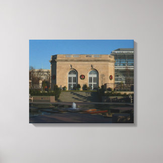 Botanical Gardens at Christmas in Washington DC Canvas Print