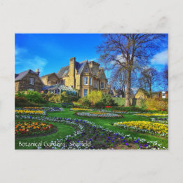 Botanical Gardens, Sheffield Postcard