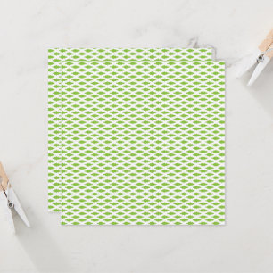 Botanical Green File Folder Set Card