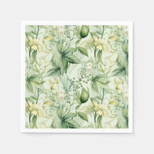 Botanical Green Foliage - New Home Gif Napkin