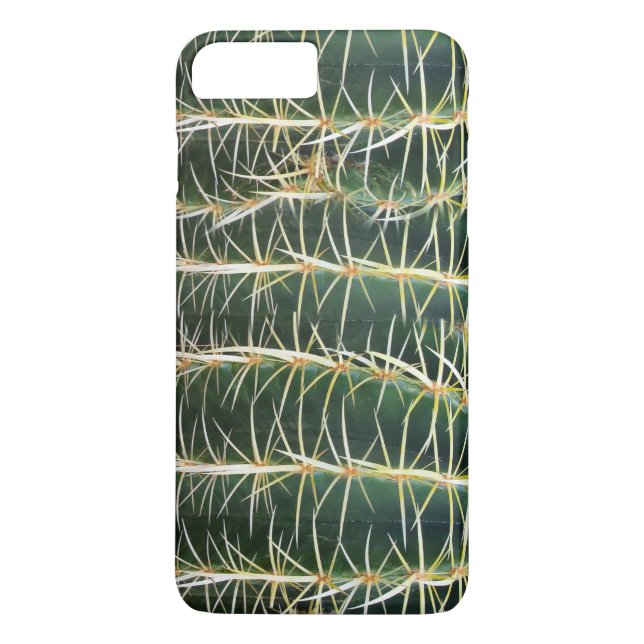 Botanical Green Sphere Cactus Horizontal Case-Mate iPhone Case (Back)
