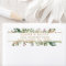 Botanical Greenery Christmas Gold Return Address