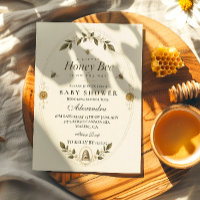 Botanical Honey Bee Baby Shower
