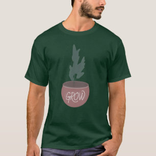 Botanical Houseplants Plant Pot Greenery T-Shirt
