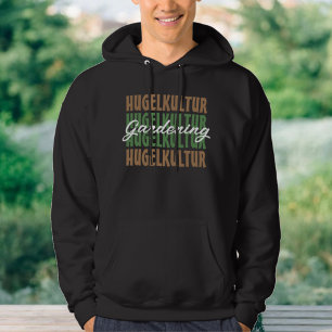 Botanical Hugelkultur Gardening Plant Lover Hoodie