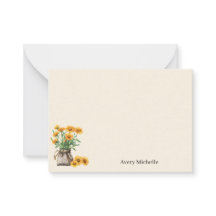 Botanical Illustration Personal Stationary