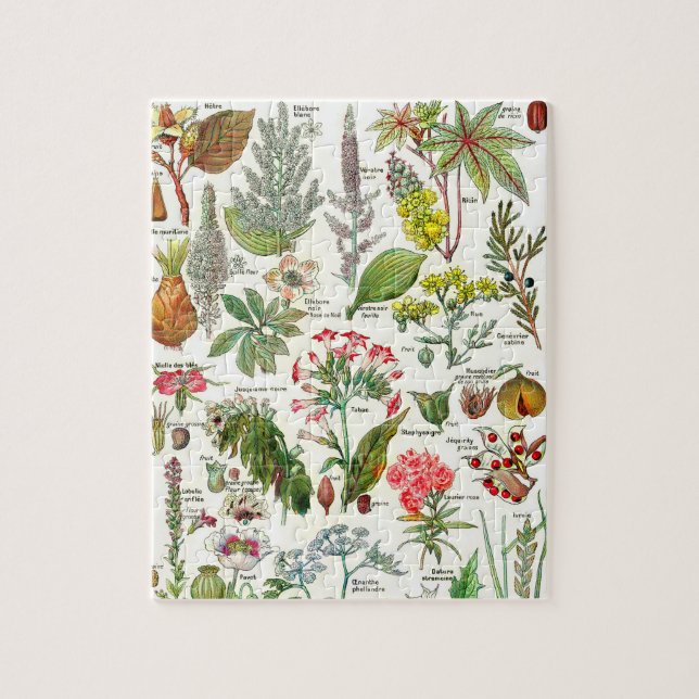 Botanical Illustrations Jigsaw Puzzle (Vertical)