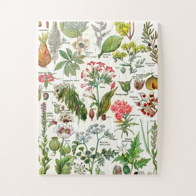 Botanical Illustrations Jigsaw Puzzle (Vertical)
