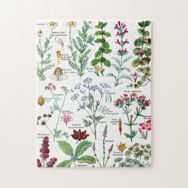 Botanical Illustrations Jigsaw Puzzle (Vertical)