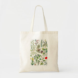 Botanical Illustrations - Larousse Plants Tote Bag