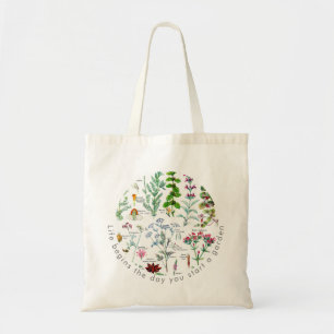 Botanical Illustrations Tote Bag